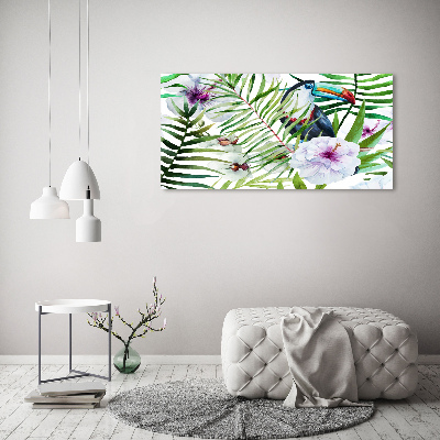 Obraz zdjęcie szkło akryl Tukan tropika