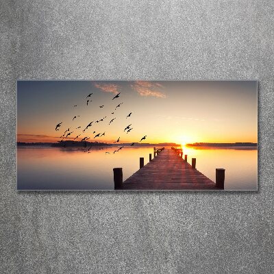 Cuadro acrílico horizontal Atardecer