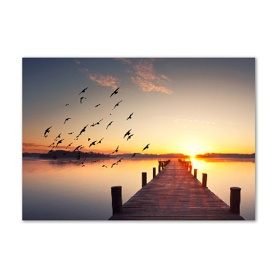 Cuadro acrílico horizontal Atardecer