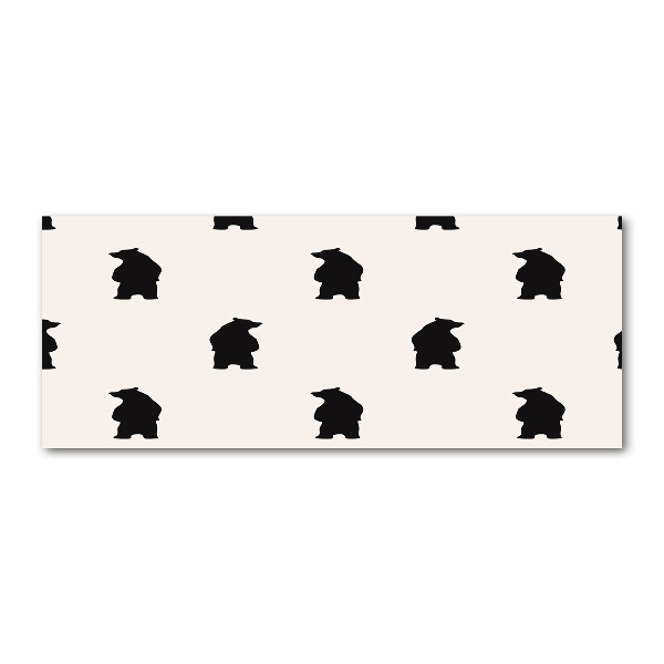 Cuadro acrílico horizontal Osos