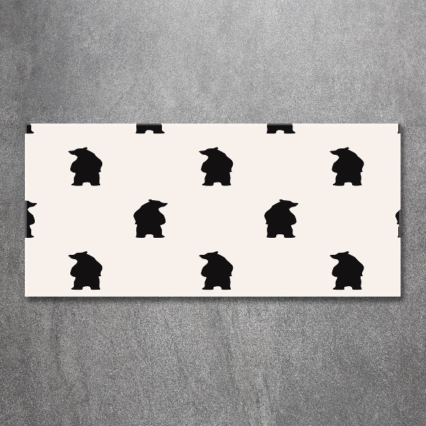 Cuadro acrílico horizontal Osos