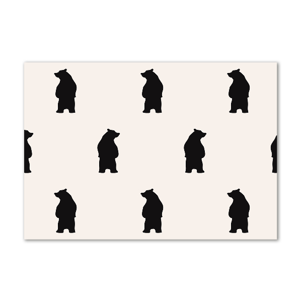 Cuadro acrílico horizontal Osos