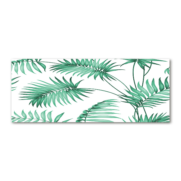 Cuadro metacrilato horizontal hojas tropicales