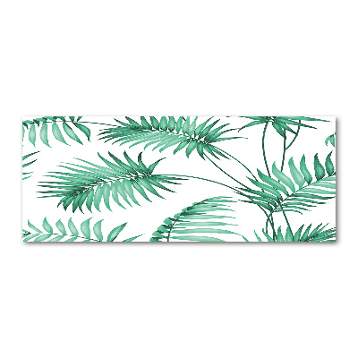 Cuadro metacrilato horizontal hojas tropicales