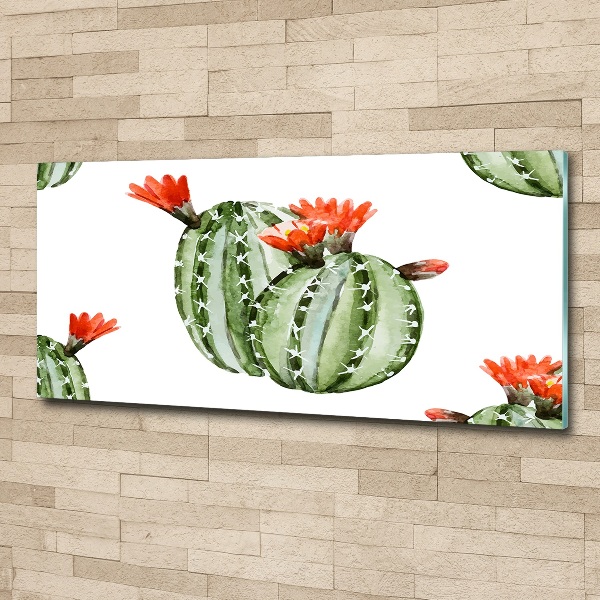 Pintura en acrílico horizontal Cactus