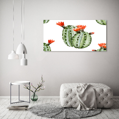 Pintura en acrílico horizontal Cactus