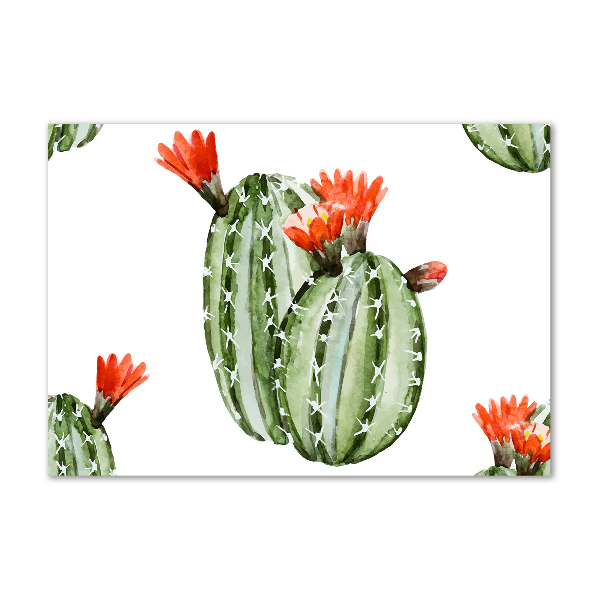 Pintura en acrílico horizontal Cactus
