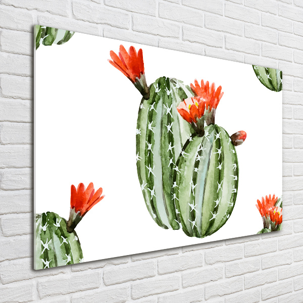 Pintura en acrílico horizontal Cactus