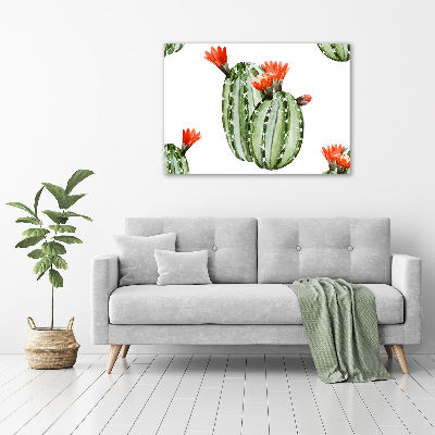 Pintura en acrílico horizontal Cactus