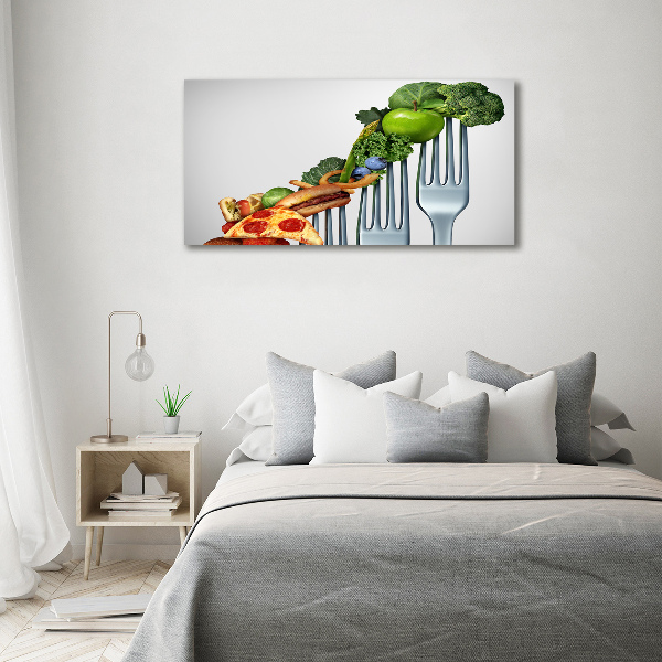 Cuadro acrílico horizontal Progreso de la dieta