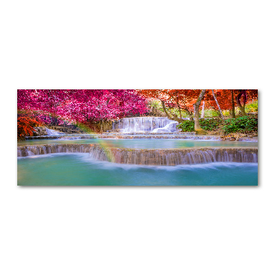 Foto en metacrilato horizontal Cascada en el bosque