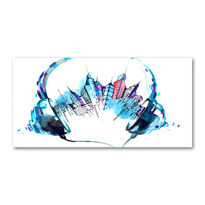 Cuadro acrílico horizontal Sonidos de la ciudad