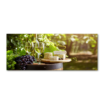 Cuadro metacrilato horizontal Vino y aperitivos