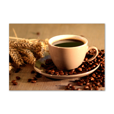 Cuadro acrílico horizontal Café aromático