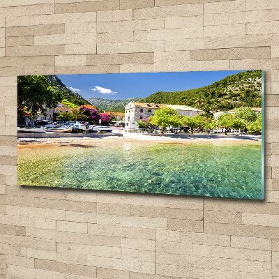 Cuadro acrílico horizontal Dalmacia Croacia