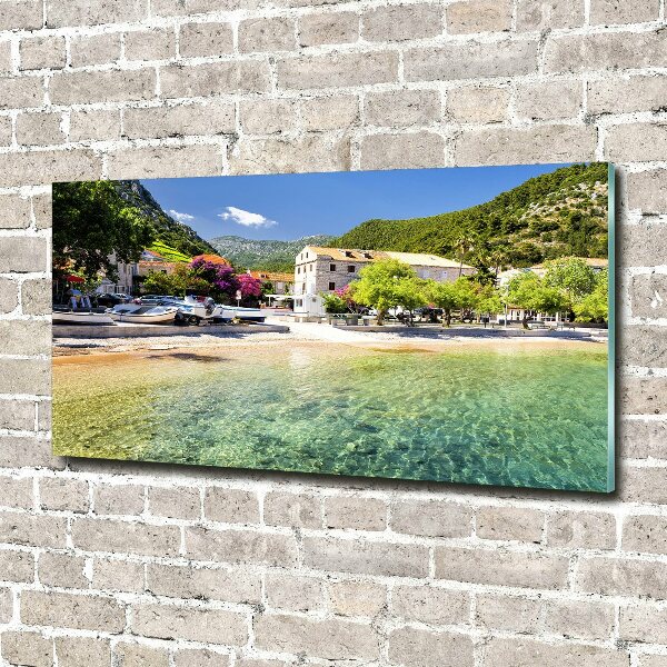 Cuadro acrílico horizontal Dalmacia Croacia