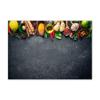 Cuadro metacrilato horizontal Hierbas y especias