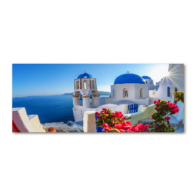 Cuadro metacrilato horizontal Santorini Grecia