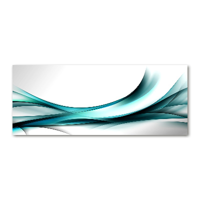 Pintura en acrílico horizontal Ondas abstractas