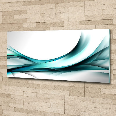 Pintura en acrílico horizontal Ondas abstractas