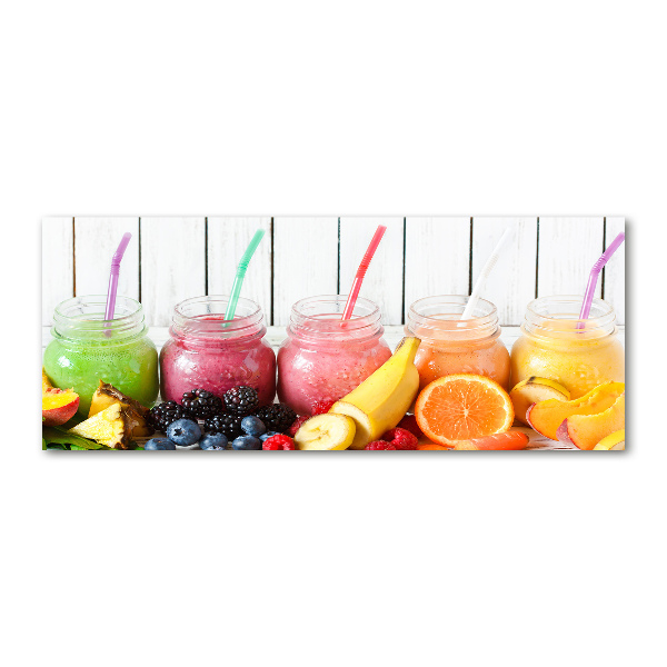Cuadro acrílico horizontal Cócteles de frutas
