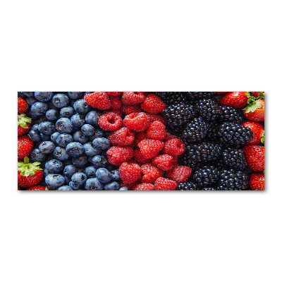 Cuadro metacrilato horizontal Frutos del bosque