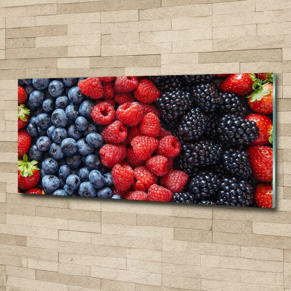 Cuadro metacrilato horizontal Frutos del bosque