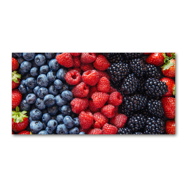 Cuadro metacrilato horizontal Frutos del bosque