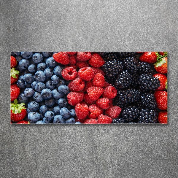 Cuadro metacrilato horizontal Frutos del bosque