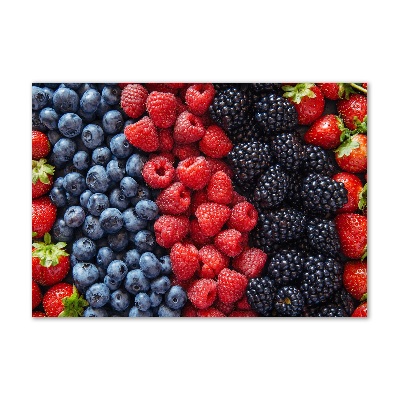 Cuadro metacrilato horizontal Frutos del bosque