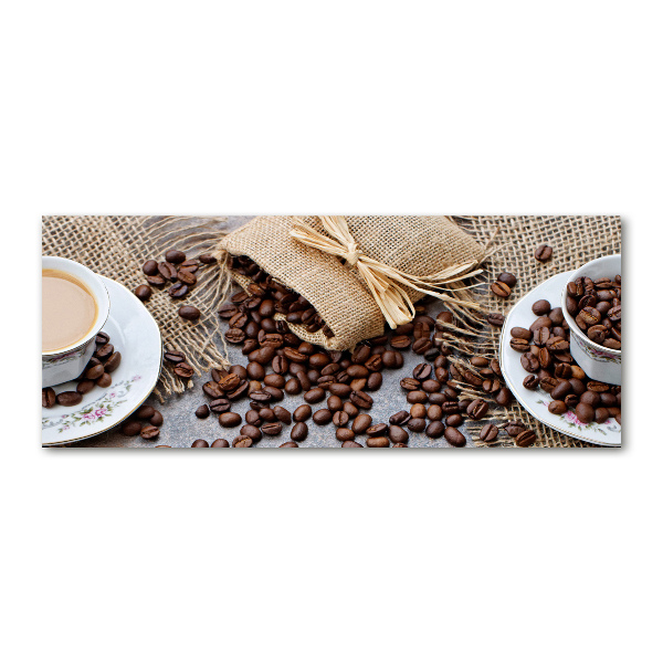 Cuadro metacrilato horizontal Café con leche