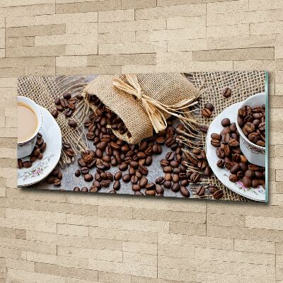 Cuadro metacrilato horizontal Café con leche