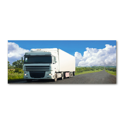 Foto en metacrilato horizontal camión blanco