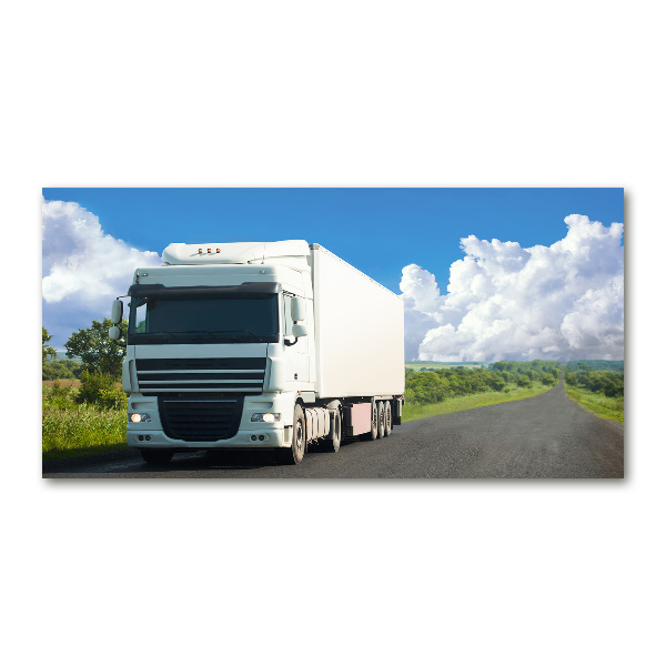 Foto en metacrilato horizontal camión blanco