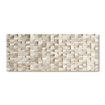 Cuadro metacrilato horizontal Cubos de madera