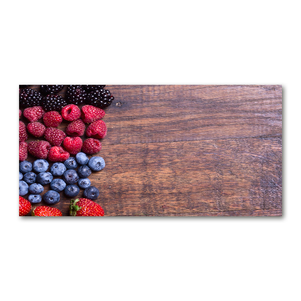 Cuadro acrílico horizontal Frutos del bosque