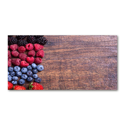 Cuadro acrílico horizontal Frutos del bosque