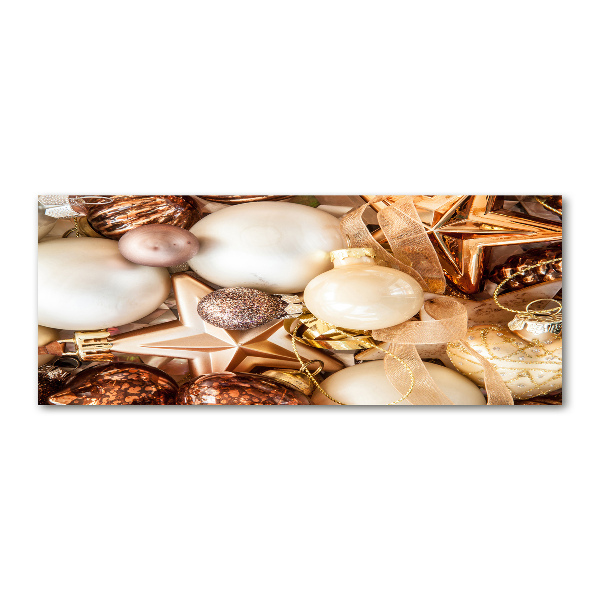 Cuadro metacrilato horizontal Adornos navideños