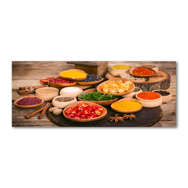 Foto en metacrilato horizontal Especias y hierbas