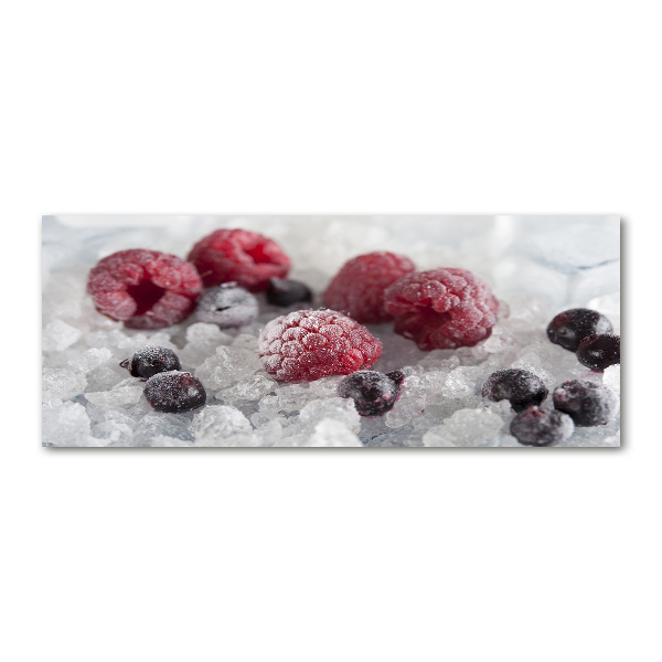 Cuadro acrílico horizontal Frutos del bosque congelados