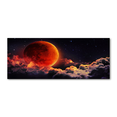 Pintura en acrílico horizontal Eclipse lunar