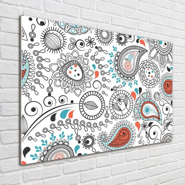 Pintura en acrílico horizontal Adornos