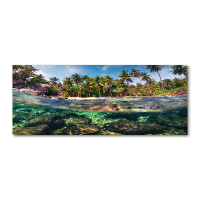 Foto en metacrilato horizontal Playa tropical