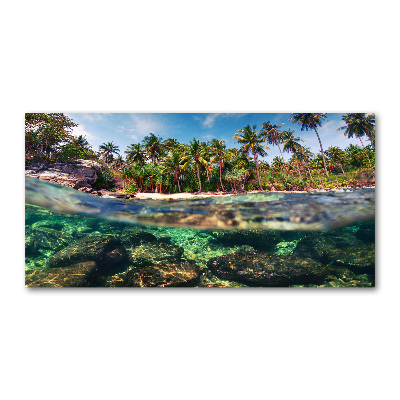 Foto en metacrilato horizontal Playa tropical