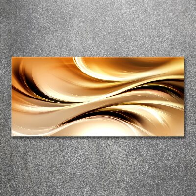 Foto obraz szkło akryl Abstrakcyjne fale