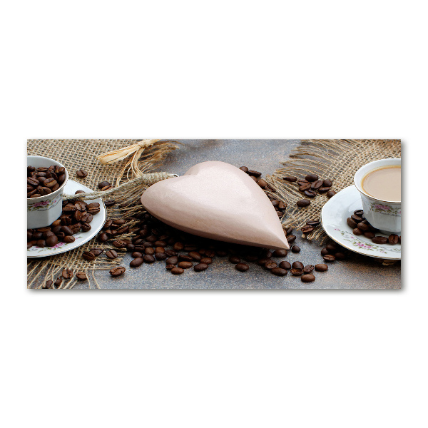 Pintura en acrílico horizontal Café con leche