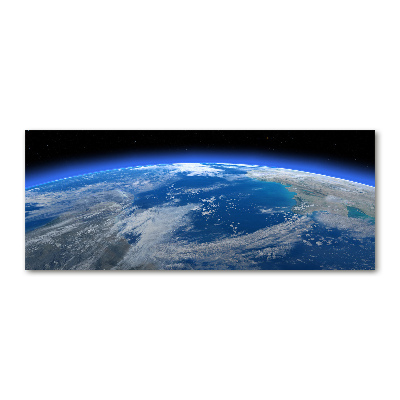 Pintura en acrílico horizontal Planeta Tierra