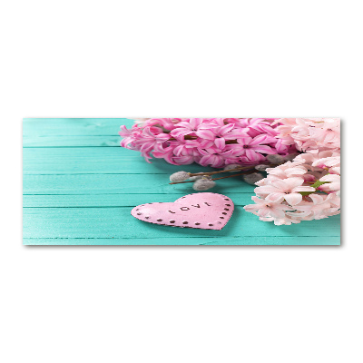 Pintura en acrílico horizontal Sin y corazón