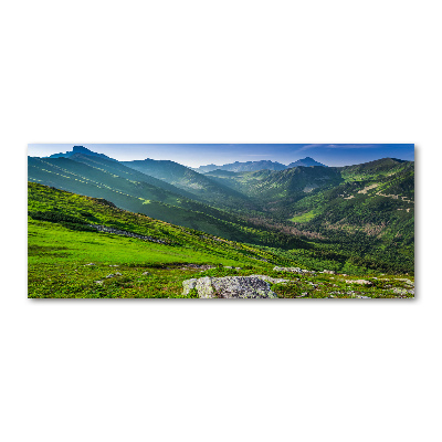 Cuadro metacrilato horizontal Amanecer en las montañas