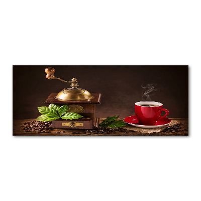 Foto en metacrilato horizontal Café y molinillo